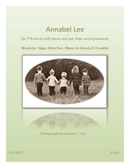 Annabel Lee TTB choral sheet music cover Thumbnail